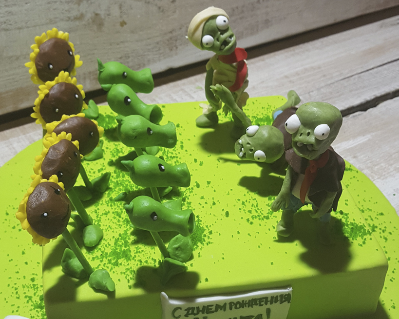 Торт Растения vs Зомби