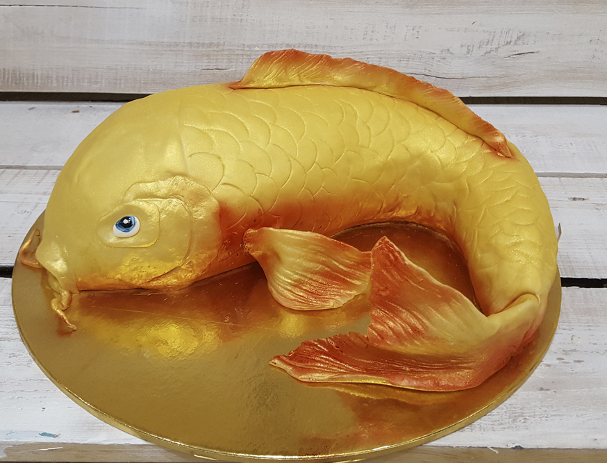 Торт золотая рыбка